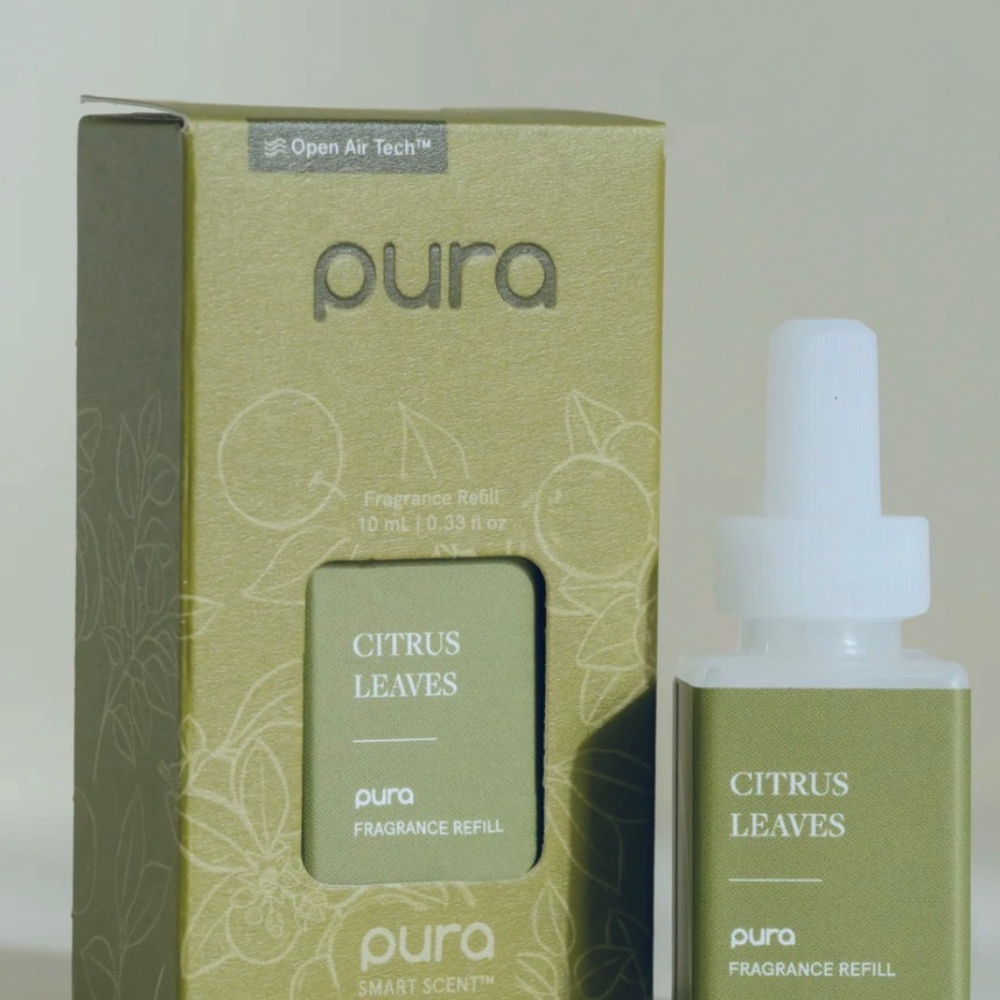 PURA Smart Scent - Diffuser Refills - CITRUS LEAVES - Open Air Tech - Brand New
